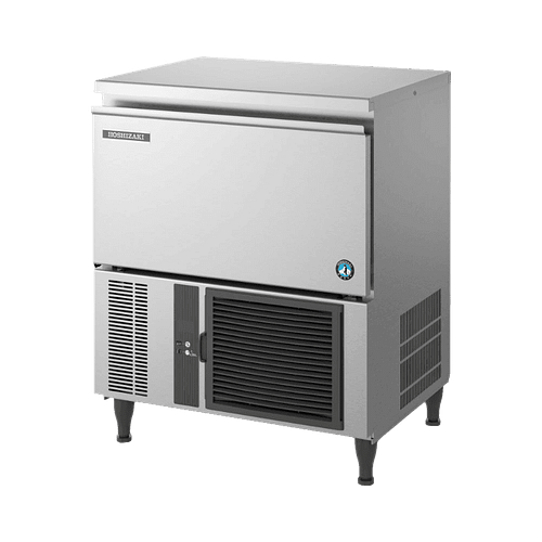 Hoshizaki IM-45CNE-25 under counter ice cube maker, 35kg daily output, stainless steel, air-cooled – front view, Australia